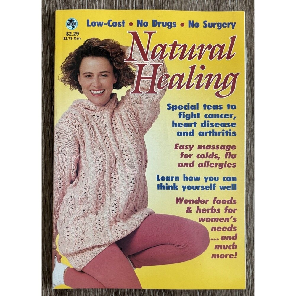Natural Healing Paperback Book By Globe Digests - 1996 Fight Chronic Illness